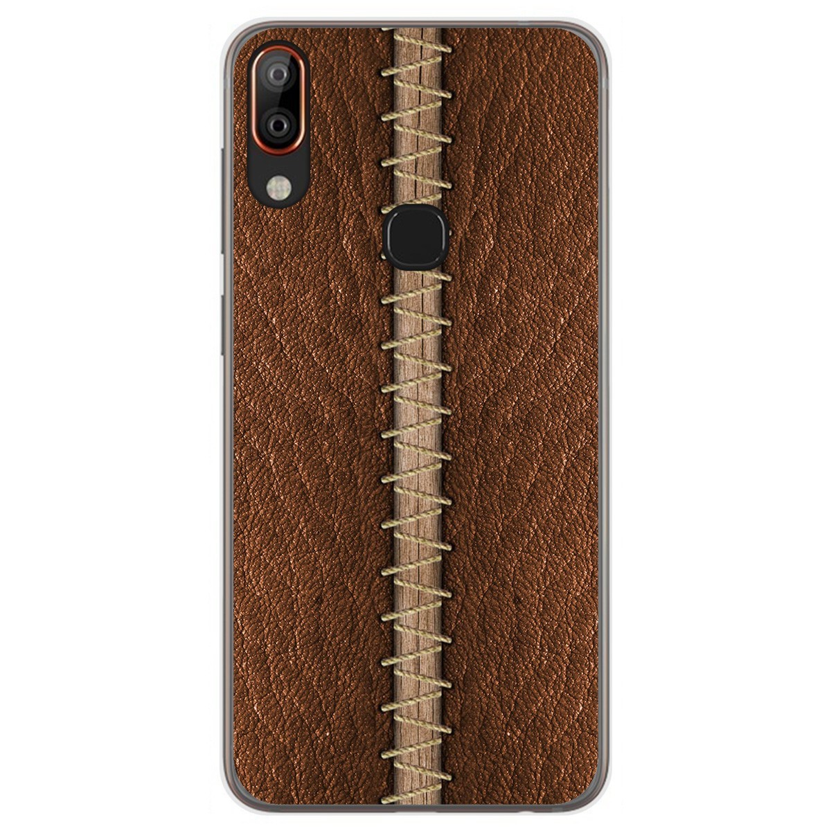 Funda Gel Tpu para Vsmart Active 1+ Plus diseño Cuero 01 Dibujos