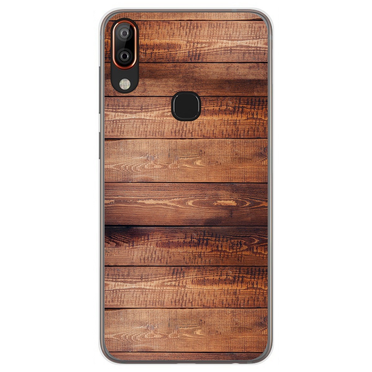 Funda Gel Tpu para Vsmart Active 1+ Plus diseño Madera 02 Dibujos