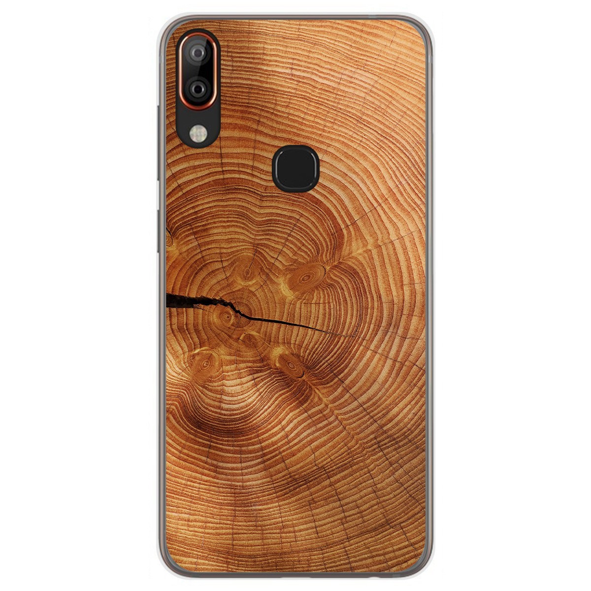 Funda Gel Tpu para Vsmart Active 1+ Plus diseño Madera 04 Dibujos