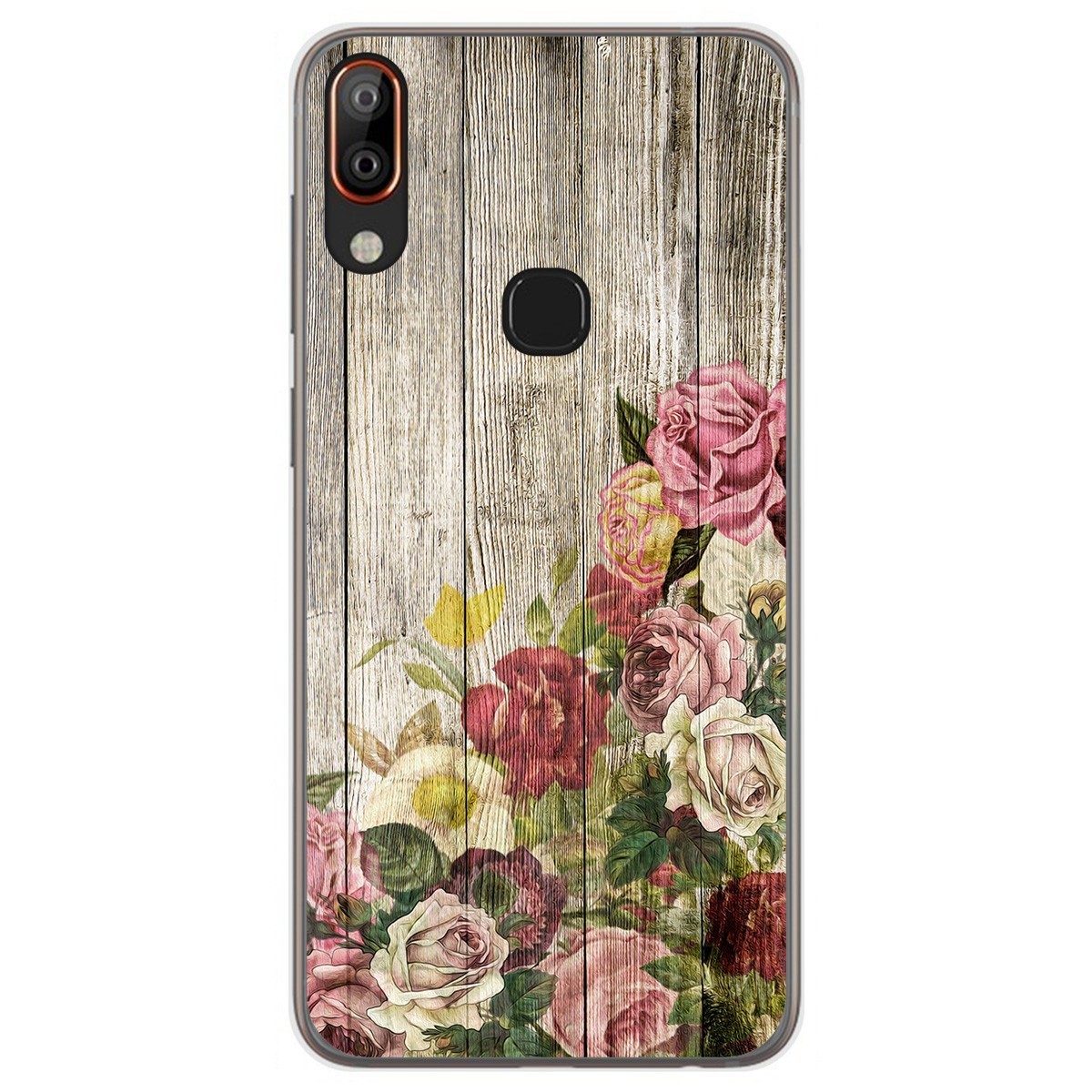 Funda Gel Tpu para Vsmart Active 1+ Plus diseño Madera 08 Dibujos