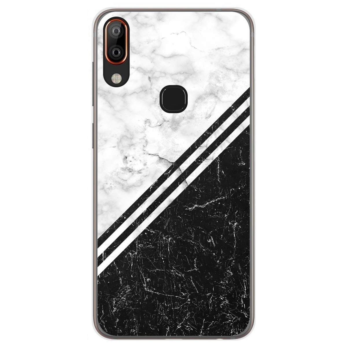 Funda Gel Tpu para Vsmart Active 1+ Plus diseño Mármol 01 Dibujos