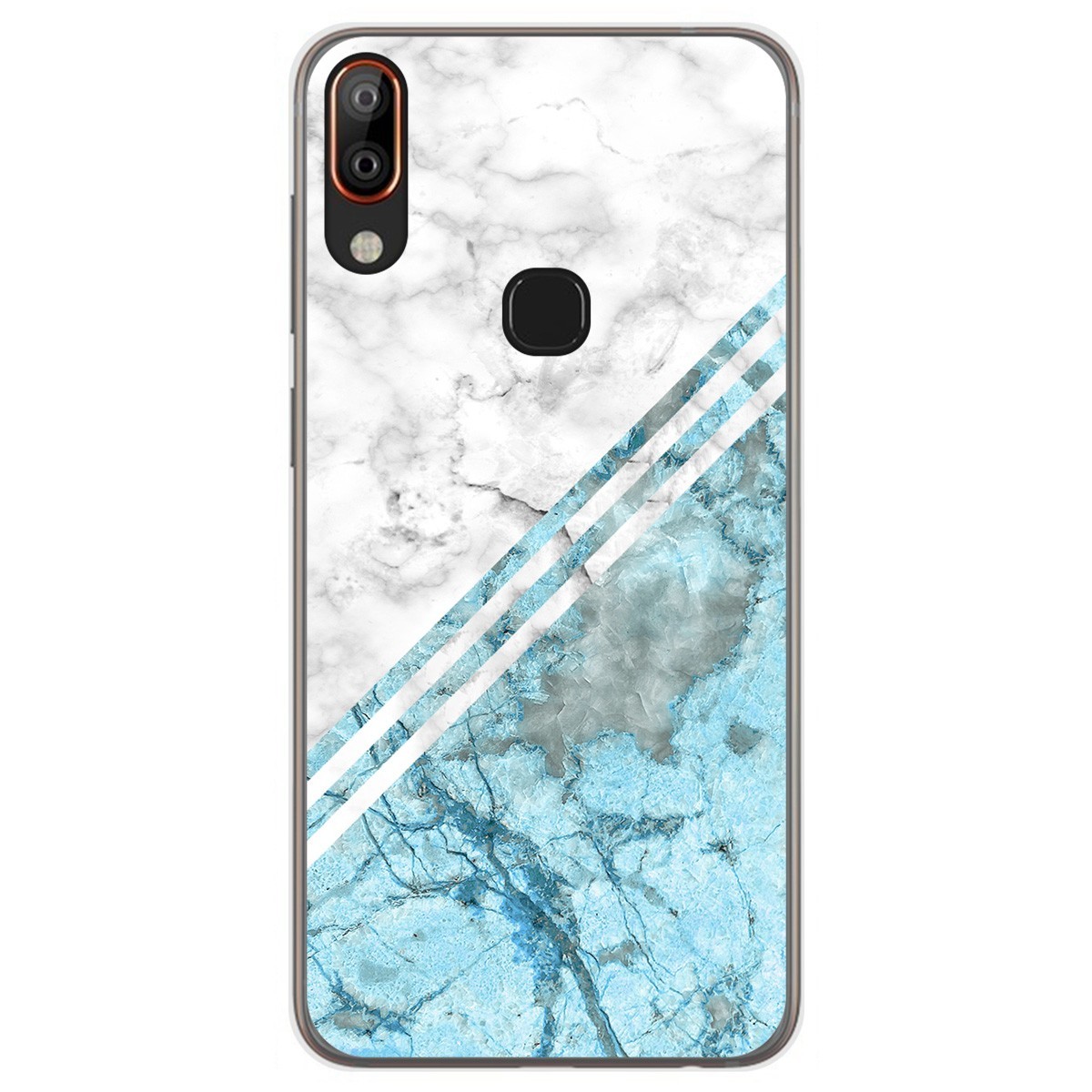 Funda Gel Tpu para Vsmart Active 1+ Plus diseño Mármol 02 Dibujos