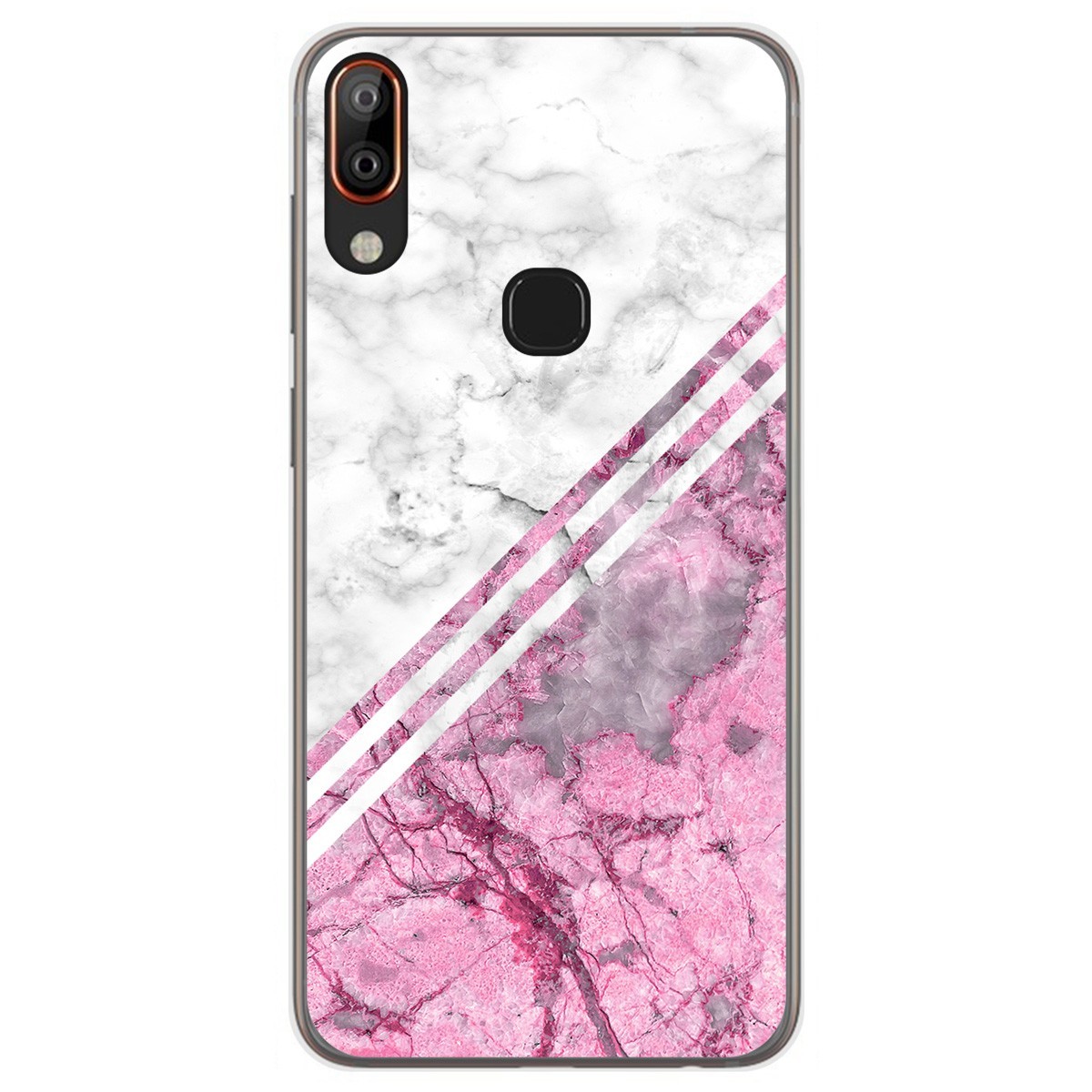Funda Gel Tpu para Vsmart Active 1+ Plus diseño Mármol 03 Dibujos