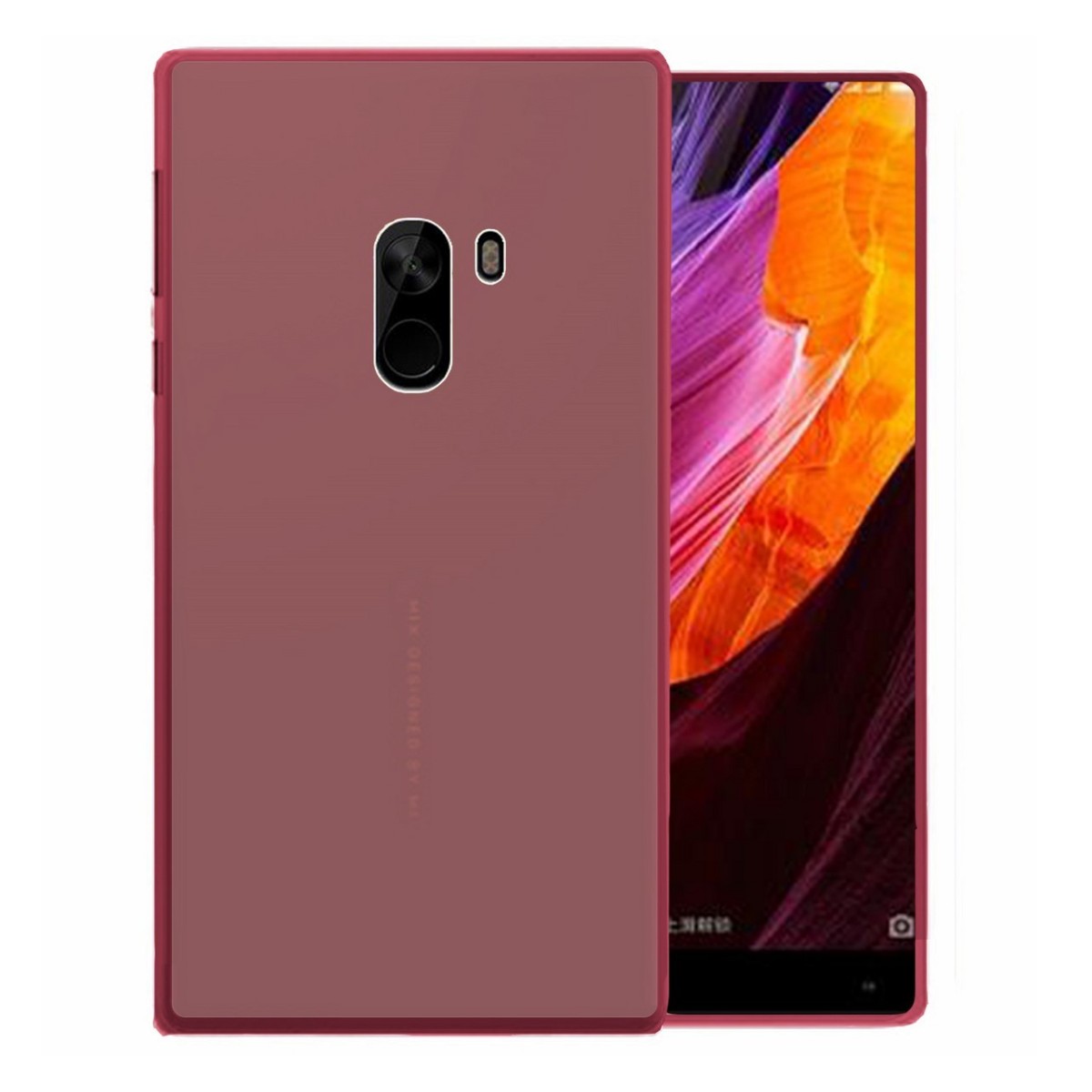 Funda Gel Tpu para Xiaomi Mi Mix Color Rosa