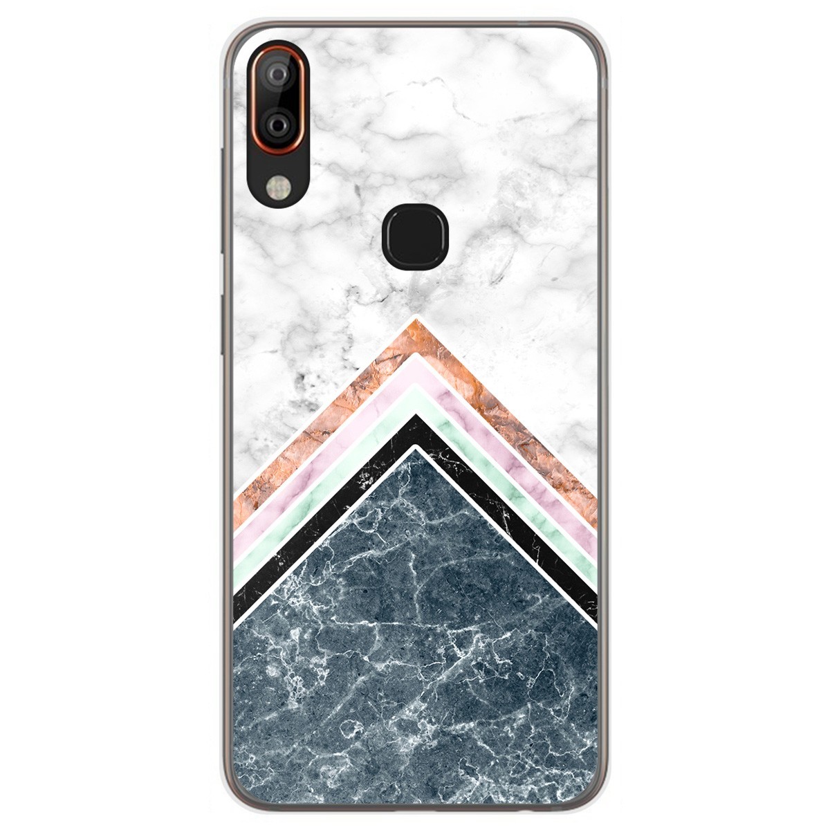 Funda Gel Tpu para Vsmart Active 1+ Plus diseño Mármol 05 Dibujos