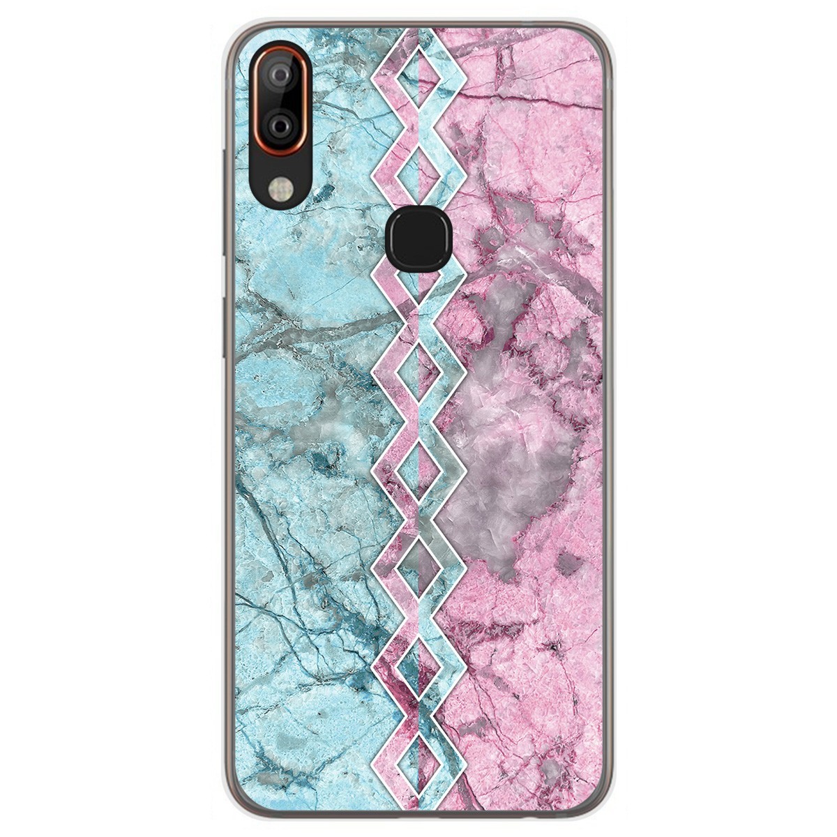 Funda Gel Tpu para Vsmart Active 1+ Plus diseño Mármol 08 Dibujos