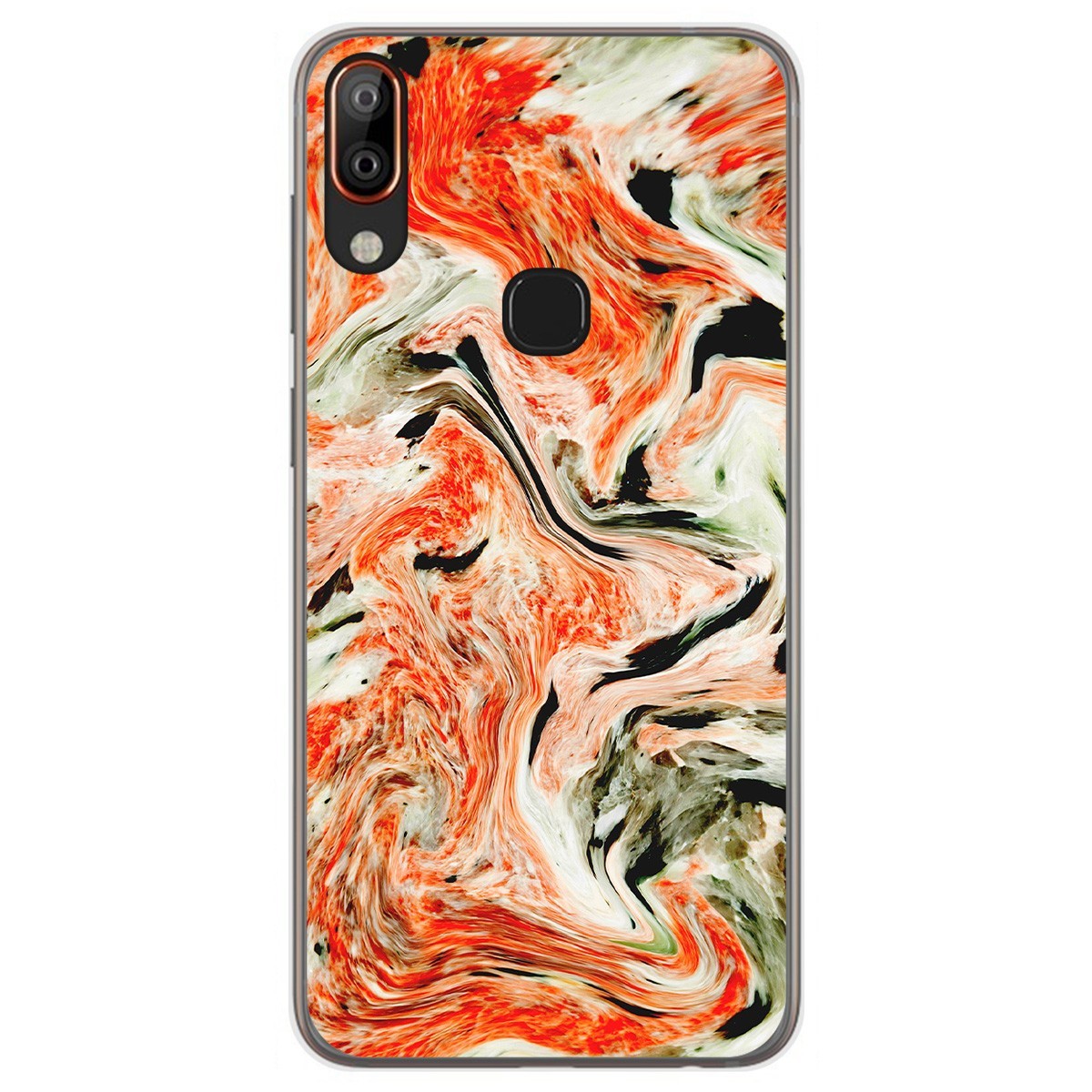 Funda Gel Tpu para Vsmart Active 1+ Plus diseño Mármol 12 Dibujos