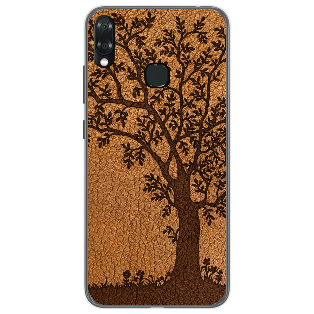 Funda Gel Tpu para Vsmart Joy 1+ Plus diseño Cuero 03 Dibujos