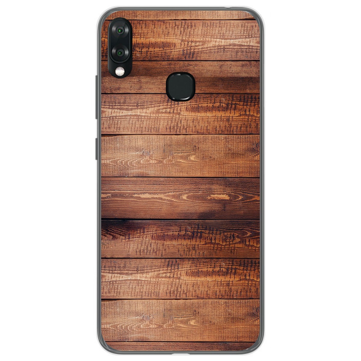 Funda Gel Tpu para Vsmart Joy 1+ Plus diseño Madera 02 Dibujos