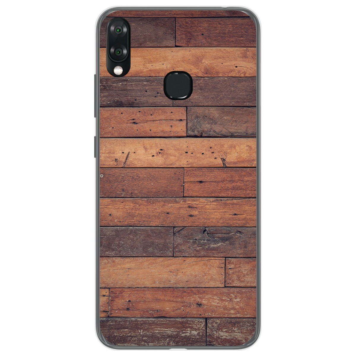 Funda Gel Tpu para Vsmart Joy 1+ Plus diseño Madera 03 Dibujos