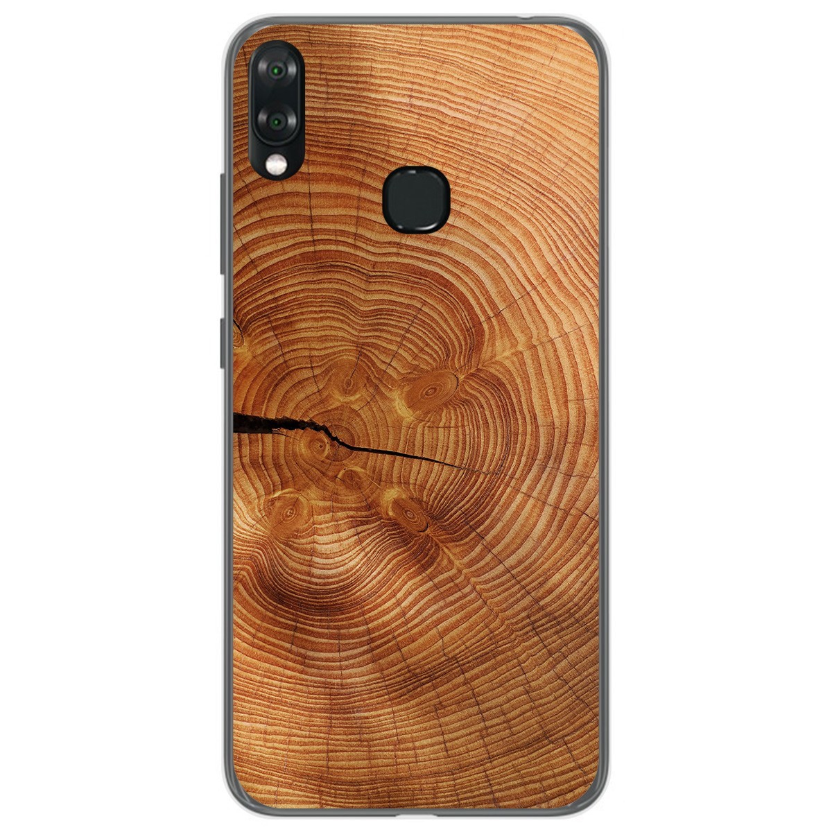 Funda Gel Tpu para Vsmart Joy 1+ Plus diseño Madera 04 Dibujos