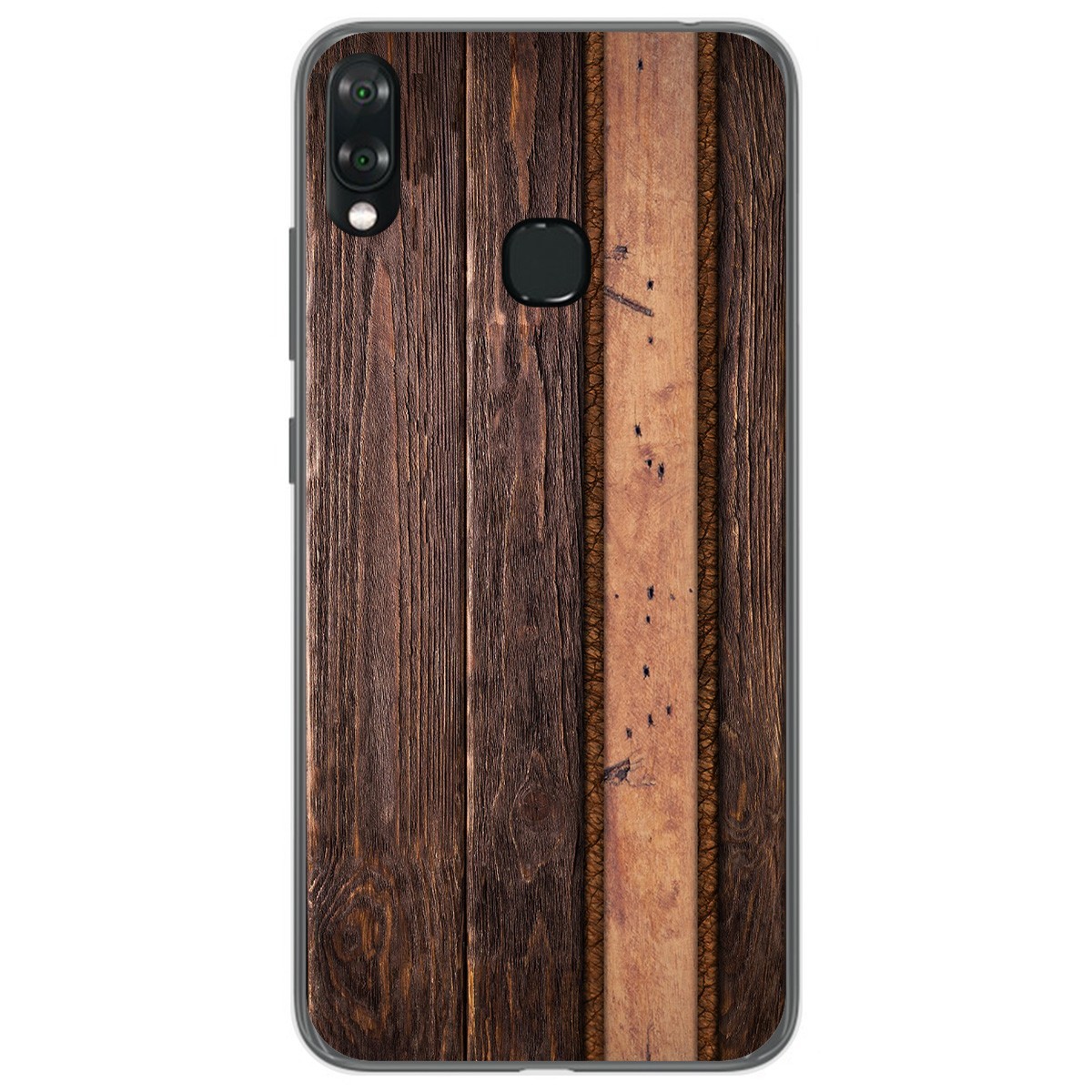 Funda Gel Tpu para Vsmart Joy 1+ Plus diseño Madera 05 Dibujos