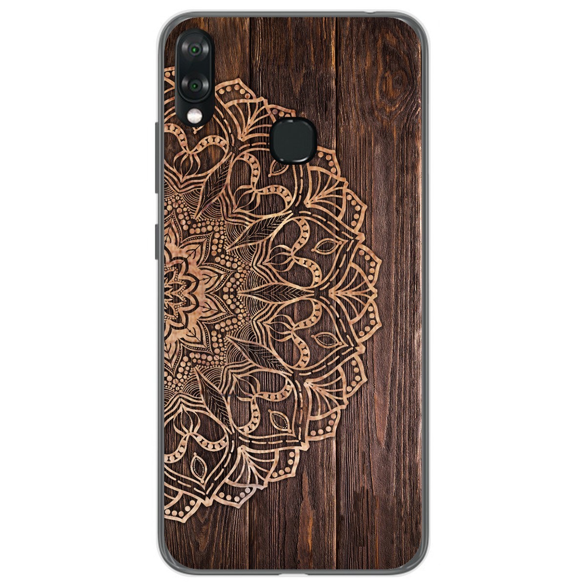 Funda Gel Tpu para Vsmart Joy 1+ Plus diseño Madera 06 Dibujos