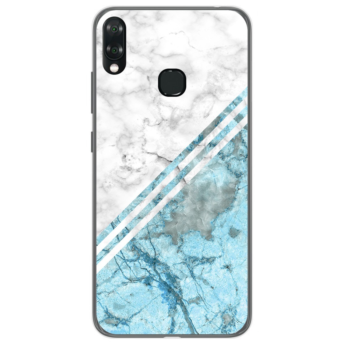 Funda Gel Tpu para Vsmart Joy 1+ Plus diseño Mármol 02 Dibujos
