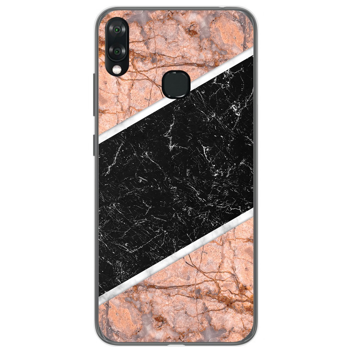 Funda Gel Tpu para Vsmart Joy 1+ Plus diseño Mármol 07 Dibujos