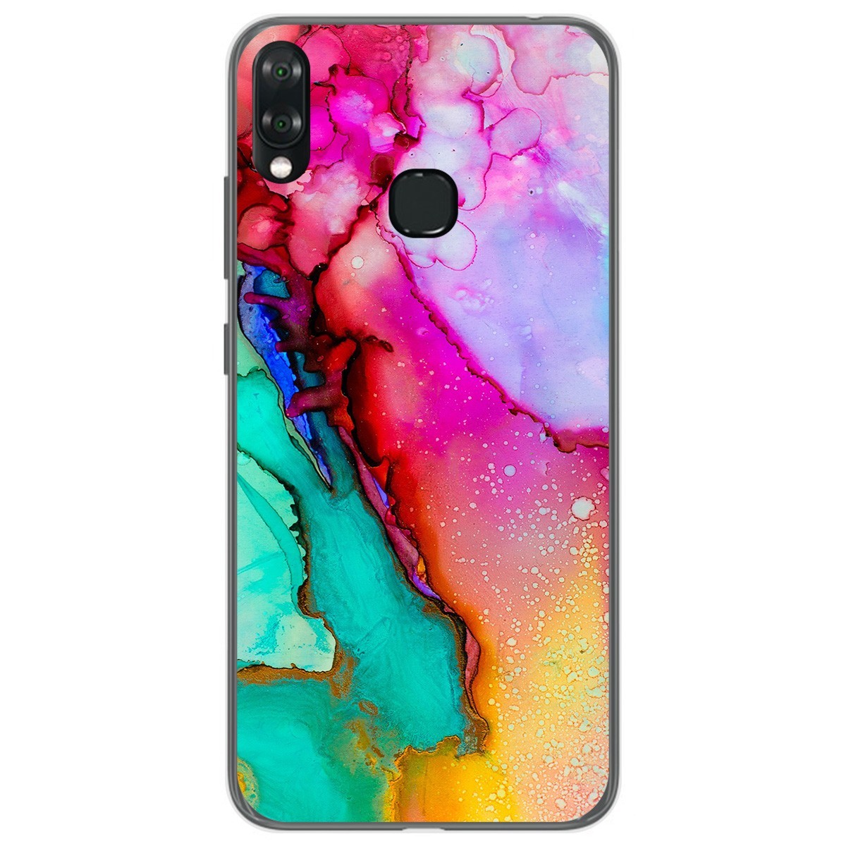 Funda Gel Tpu para Vsmart Joy 1+ Plus diseño Mármol 15 Dibujos