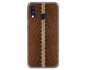 Funda Gel Tpu para Samsung Galaxy A40 diseño Cuero 01 Dibujos