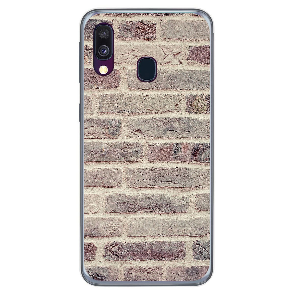 Funda Gel Tpu para Samsung Galaxy A40 diseño Ladrillo 01 Dibujos