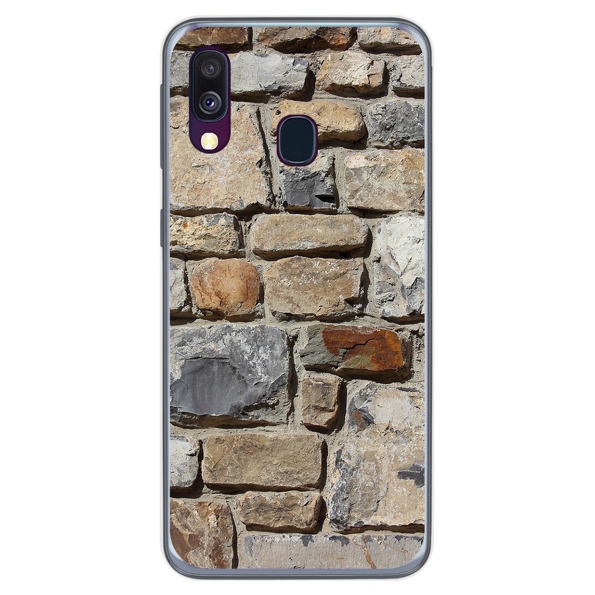 Funda Gel Tpu para Samsung Galaxy A40 diseño Ladrillo 03 Dibujos