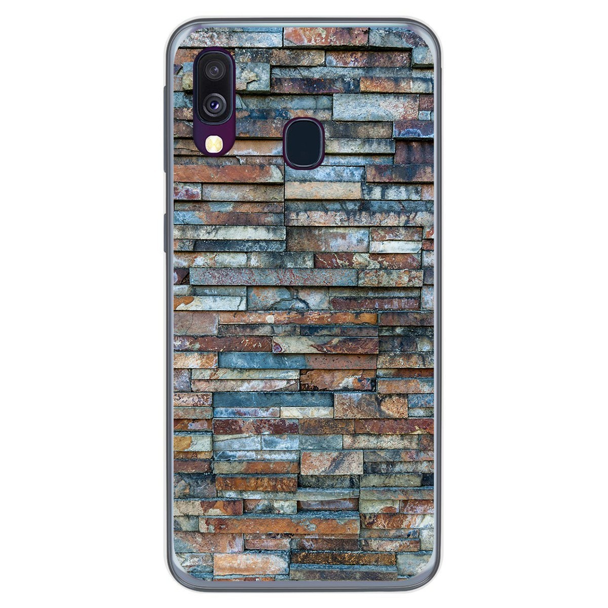 Funda Gel Tpu para Samsung Galaxy A40 diseño Ladrillo 05 Dibujos