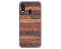 Funda Gel Tpu para Samsung Galaxy A40 diseño Madera 03 Dibujos
