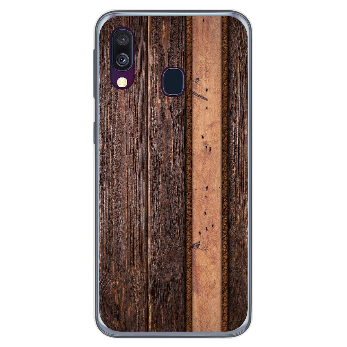 Funda Gel Tpu para Samsung Galaxy A40 diseño Madera 05 Dibujos