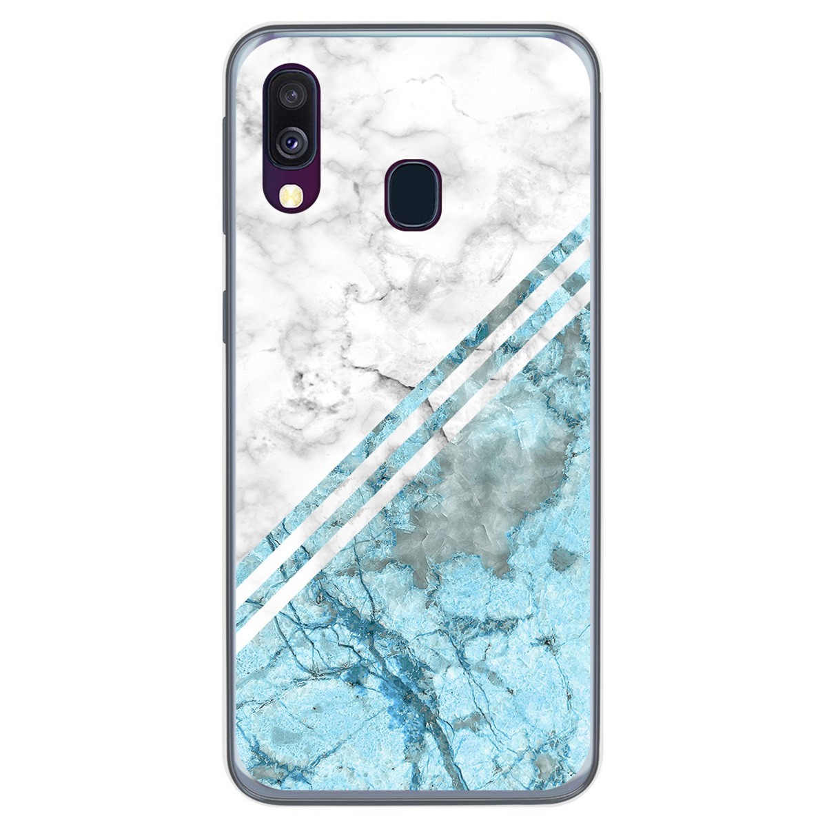 Funda Gel Tpu para Samsung Galaxy A40 diseño Mármol 02 Dibujos