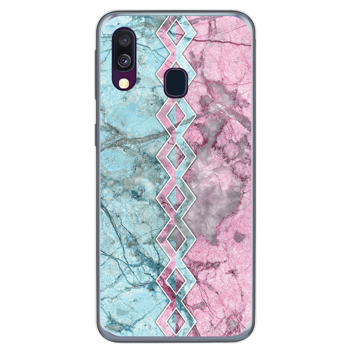 Funda Gel Tpu para Samsung Galaxy A40 diseño Mármol 08 Dibujos