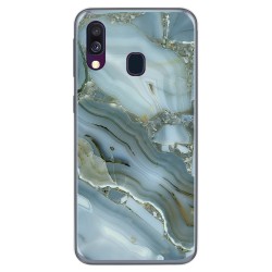 Funda Gel Tpu para Samsung Galaxy A40 diseño Mármol 09 Dibujos