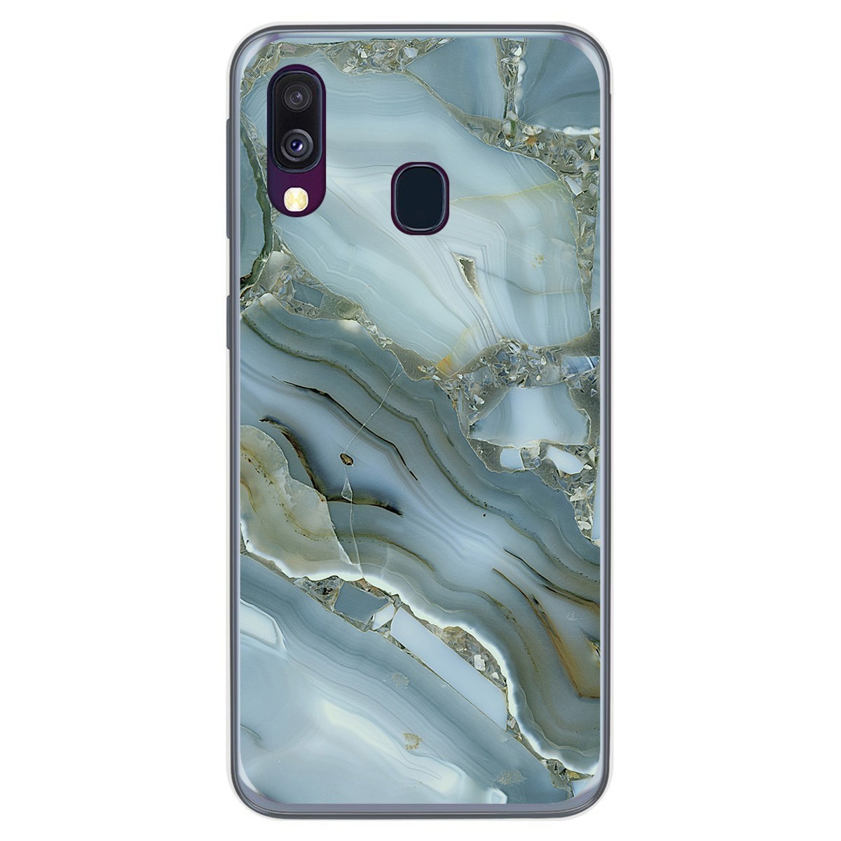 Funda Gel Tpu para Samsung Galaxy A40 diseño Mármol 09 Dibujos