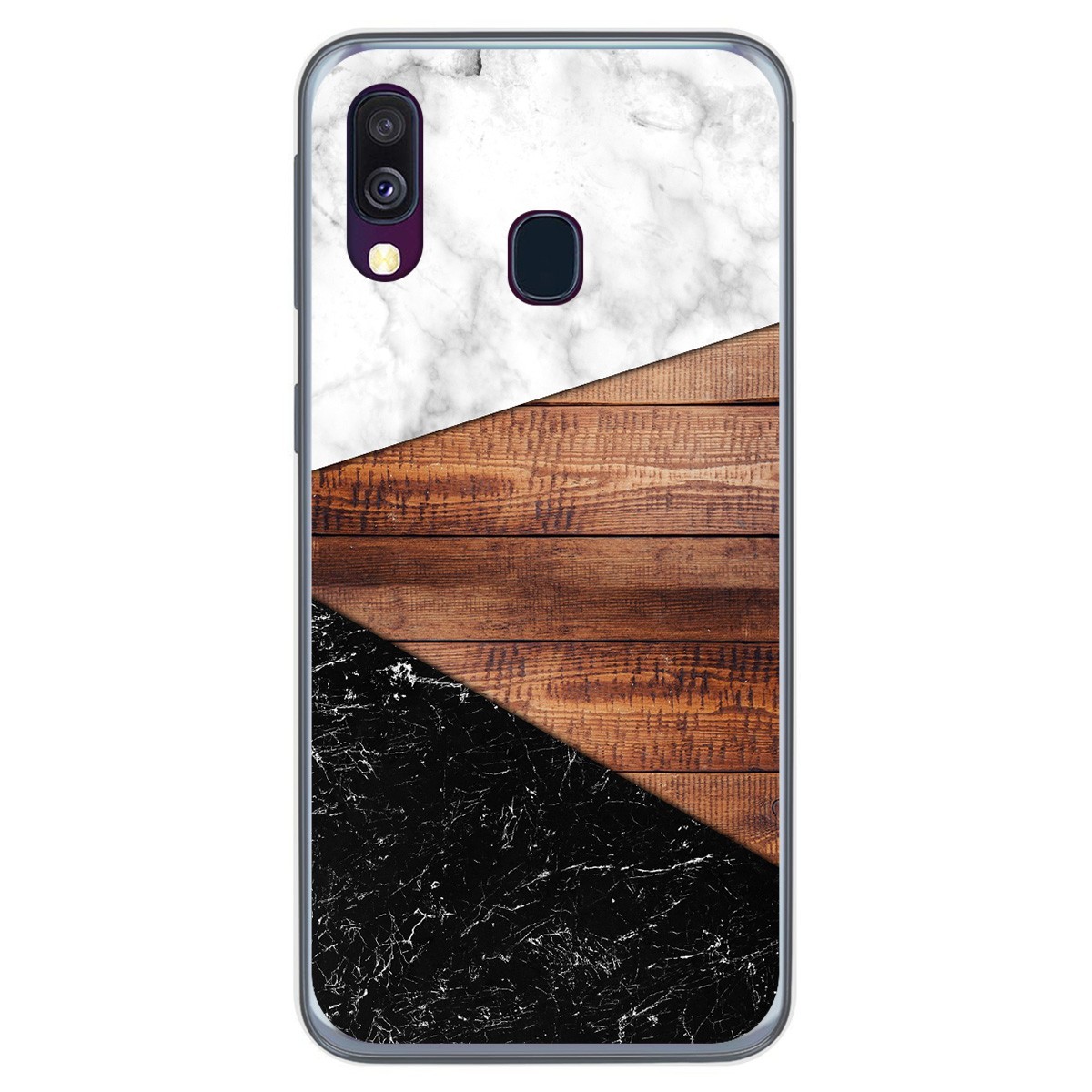Funda Gel Tpu para Samsung Galaxy A40 diseño Mármol 11 Dibujos