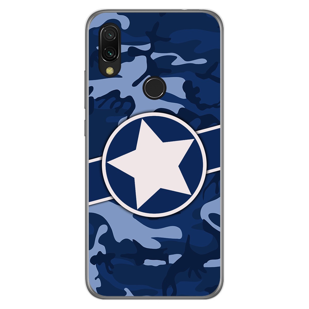 Funda Gel Tpu para Xiaomi Redmi 7 diseño Camuflaje 03 Dibujos