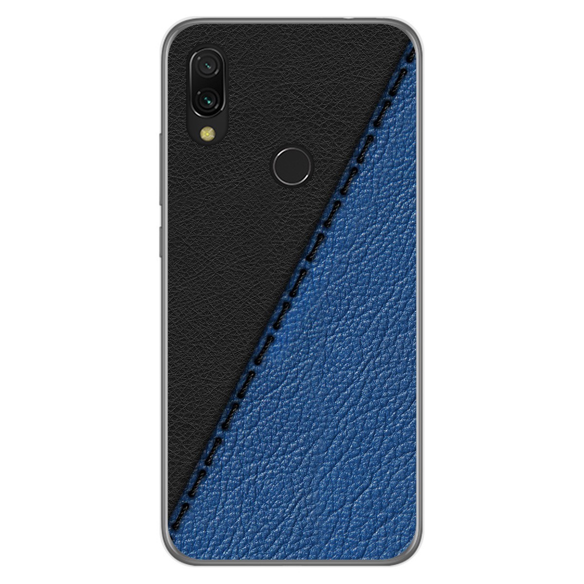 Funda Gel Tpu para Xiaomi Redmi 7 diseño Cuero 02 Dibujos
