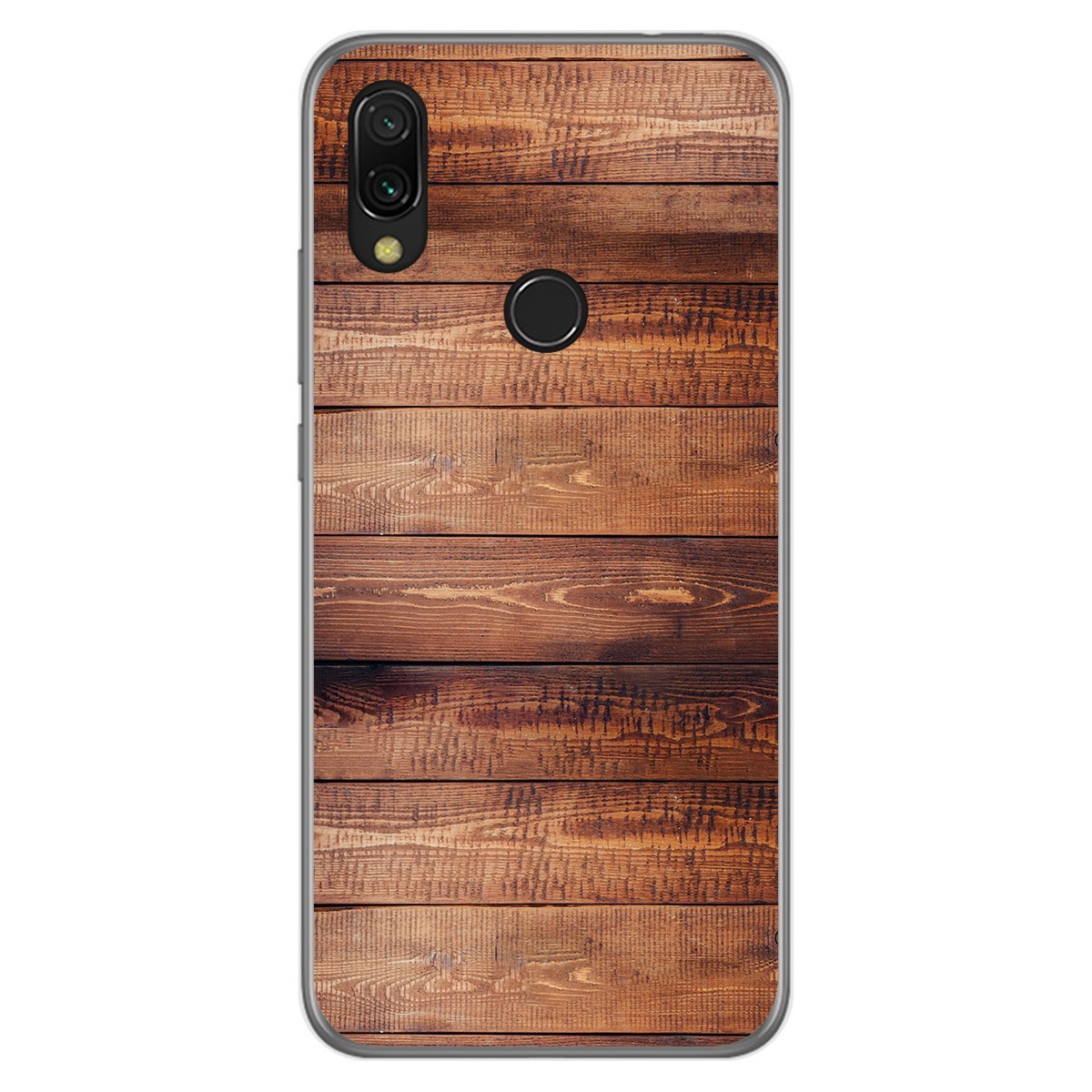 Funda Gel Tpu para Xiaomi Redmi 7 diseño Madera 02 Dibujos