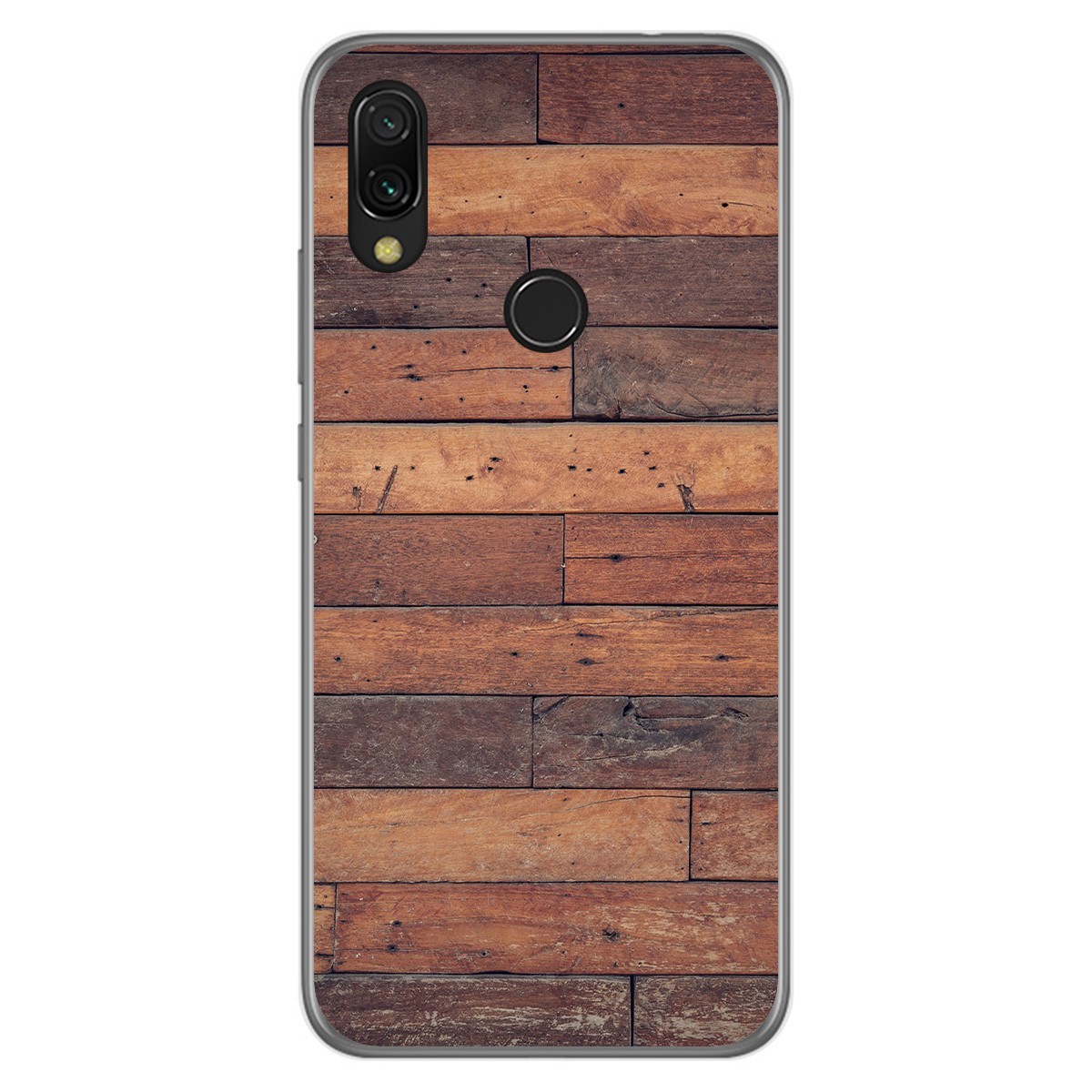 Funda Gel Tpu para Xiaomi Redmi 7 diseño Madera 03 Dibujos