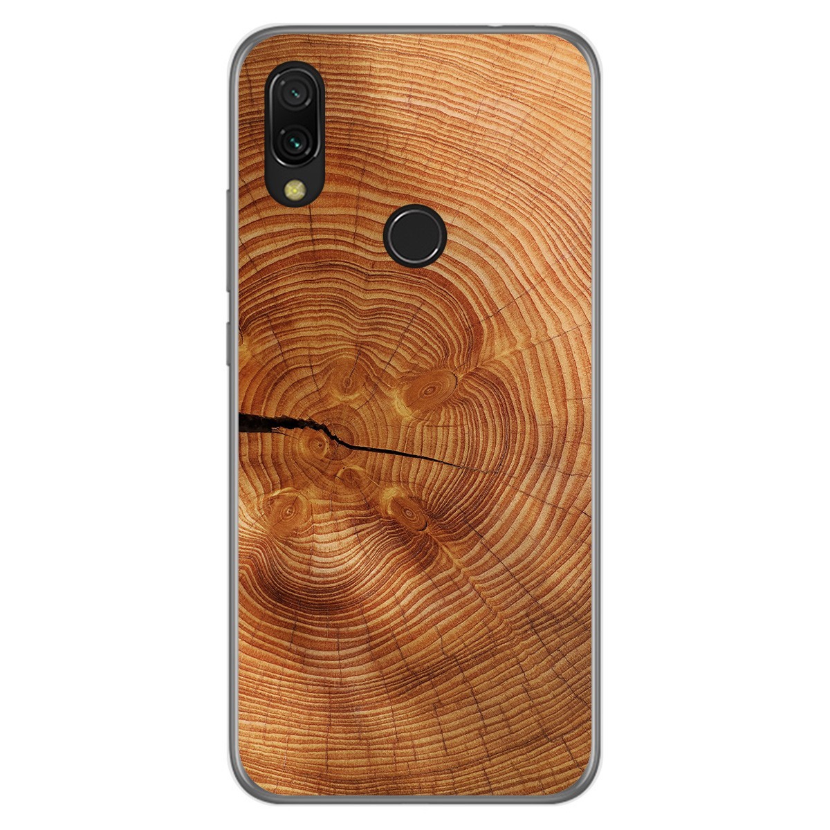 Funda Gel Tpu para Xiaomi Redmi 7 diseño Madera 04 Dibujos