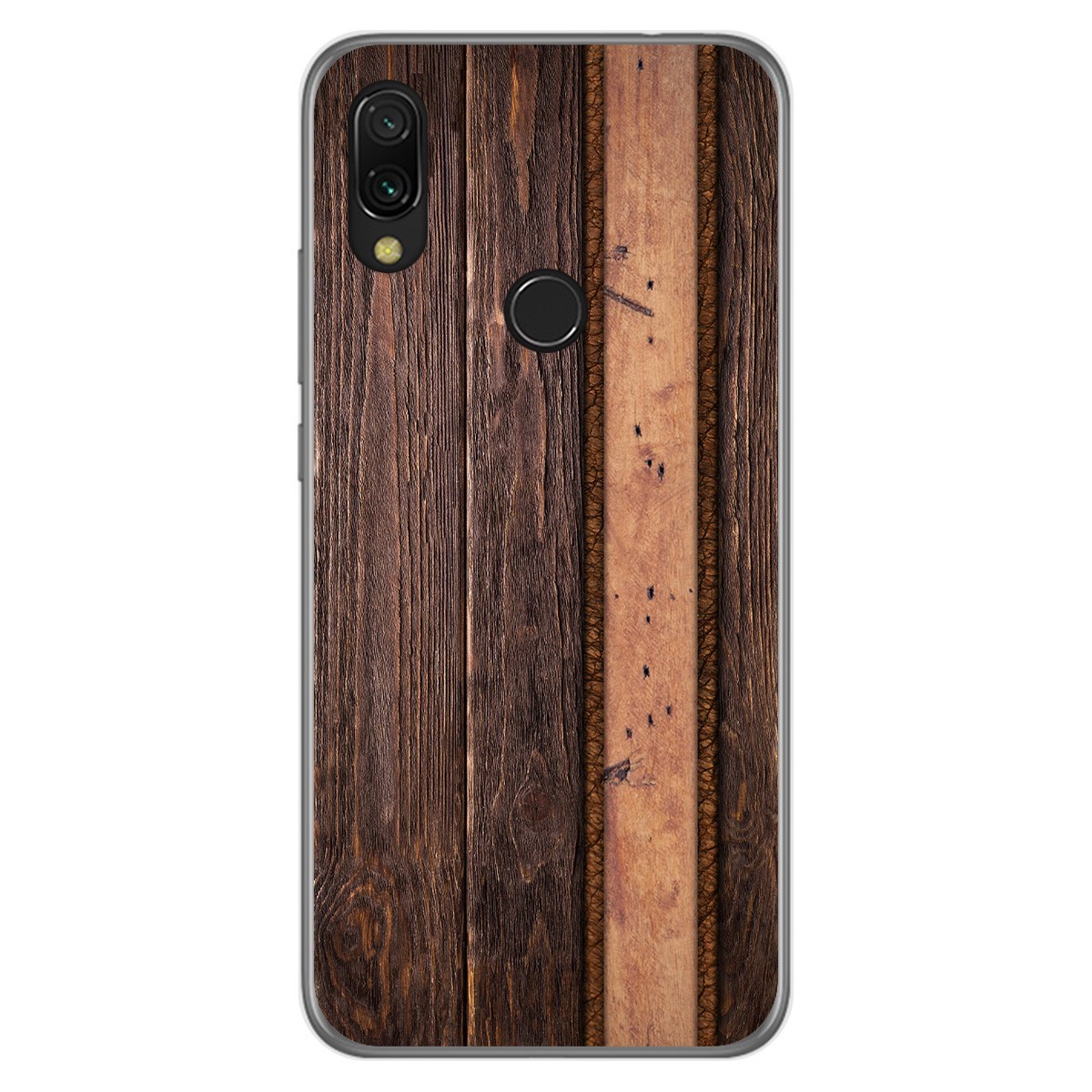 Funda Gel Tpu para Xiaomi Redmi 7 diseño Madera 05 Dibujos