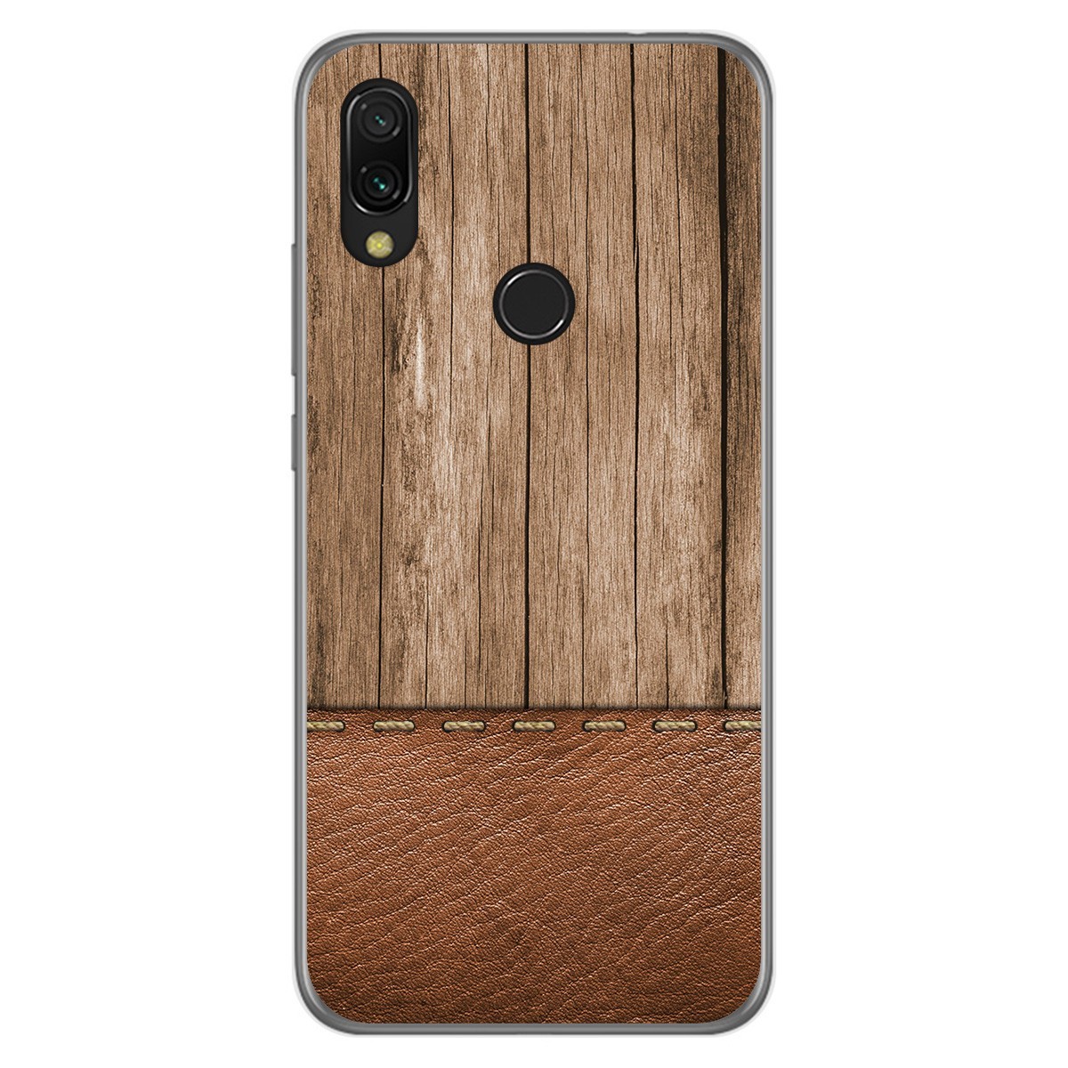 Funda Gel Tpu para Xiaomi Redmi 7 diseño Madera 09 Dibujos
