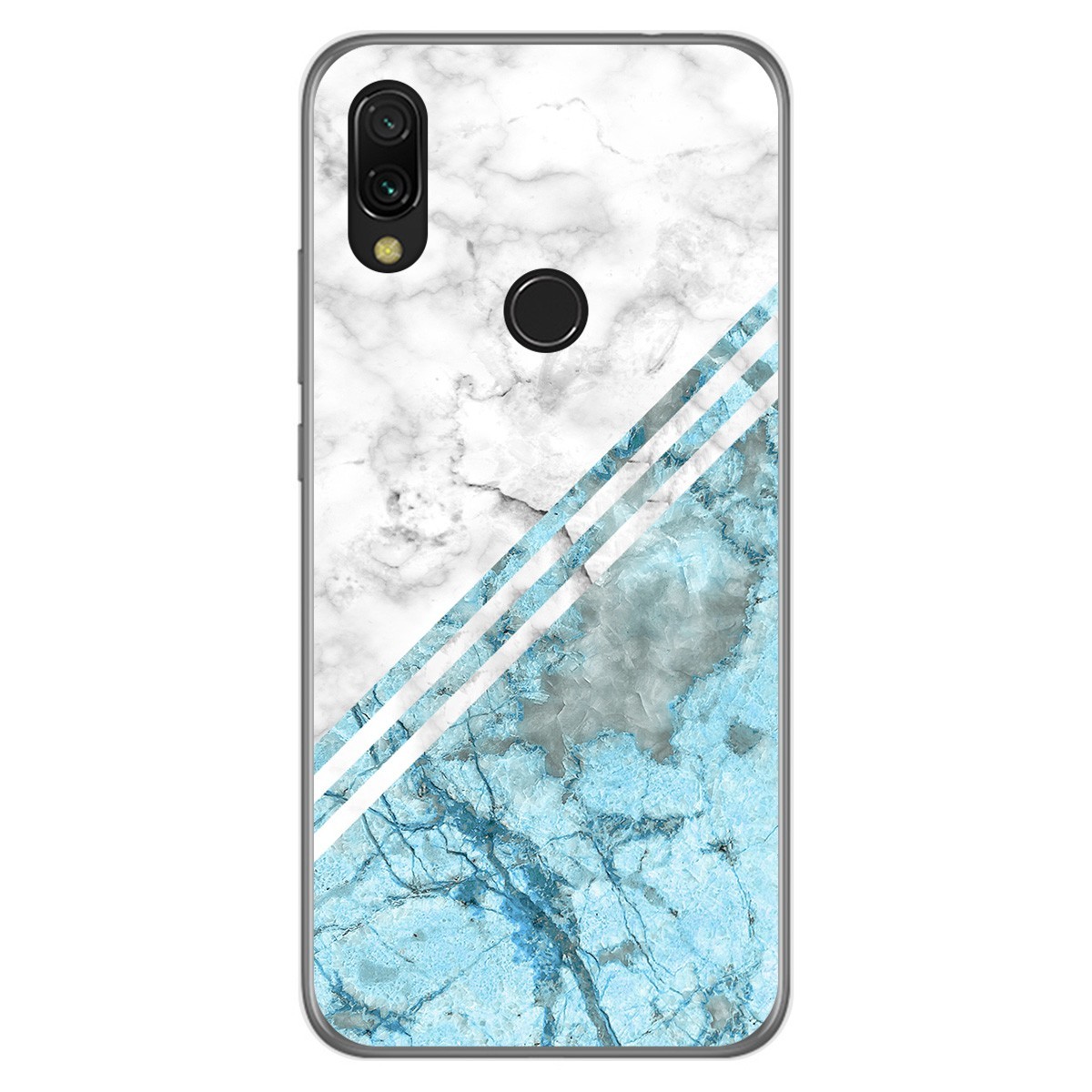 Funda Gel Tpu para Xiaomi Redmi 7 diseño Mármol 02 Dibujos