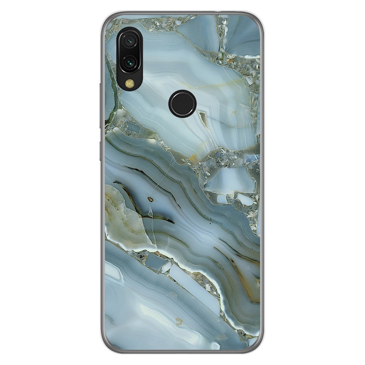 Funda Gel Tpu para Xiaomi Redmi 7 diseño Mármol 09 Dibujos