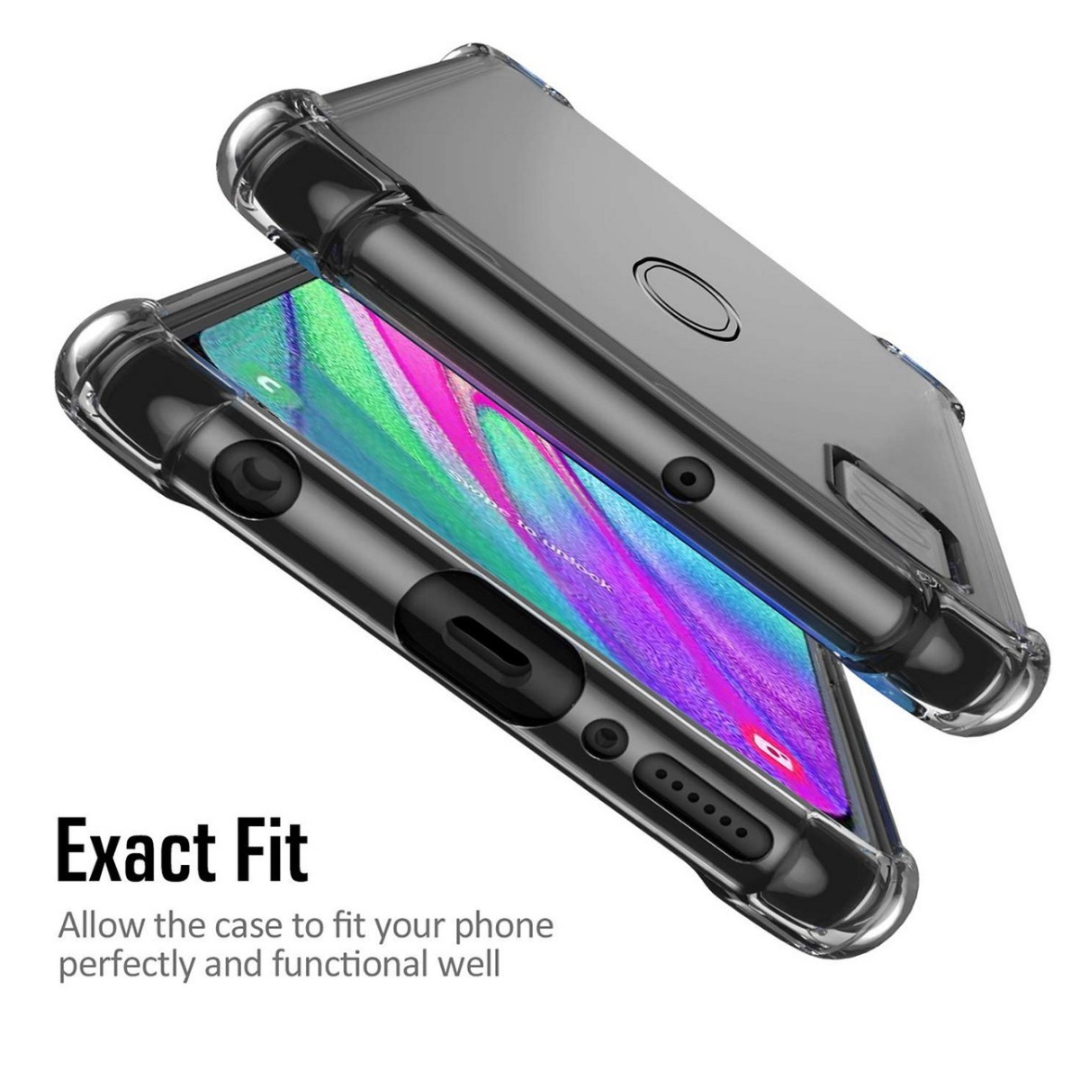 Funda Gel Tpu Anti-Shock Transparente para Samsung Galaxy A40