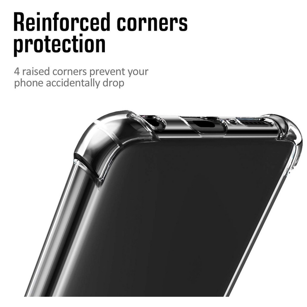 Funda Gel Tpu Anti-Shock Transparente para Samsung Galaxy A40