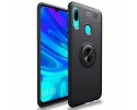 Funda Magnetica Soporte con Anillo Giratorio 360 para Huawei Y7 2019 color Negra