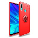 Funda Magnetica Soporte con Anillo Giratorio 360 para Huawei Y7 2019 color Roja