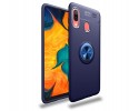 Funda Magnetica Soporte con Anillo Giratorio 360 para Samsung Galaxy A40 color Azul