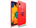 Funda Magnetica Soporte con Anillo Giratorio 360 para Samsung Galaxy A40 color Roja