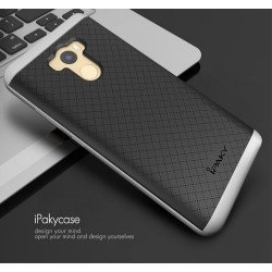 Funda Tipo Neo Hybrid (Pc+Tpu) Negra / Plata para Xiaomi Redmi 4 2
