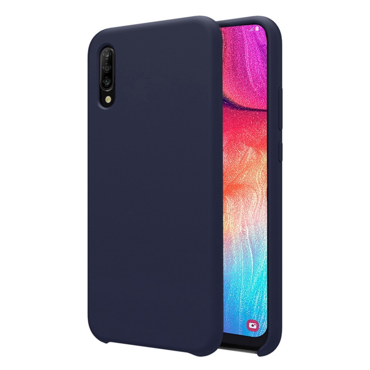 Funda Silicona Líquida Ultra Suave para Samsung Galaxy A50 / A50s / A30s color Azul