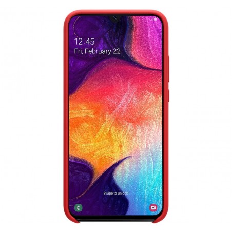 Funda Silicona Líquida Ultra Suave para Samsung Galaxy A50 / A50s / A30s color Roja