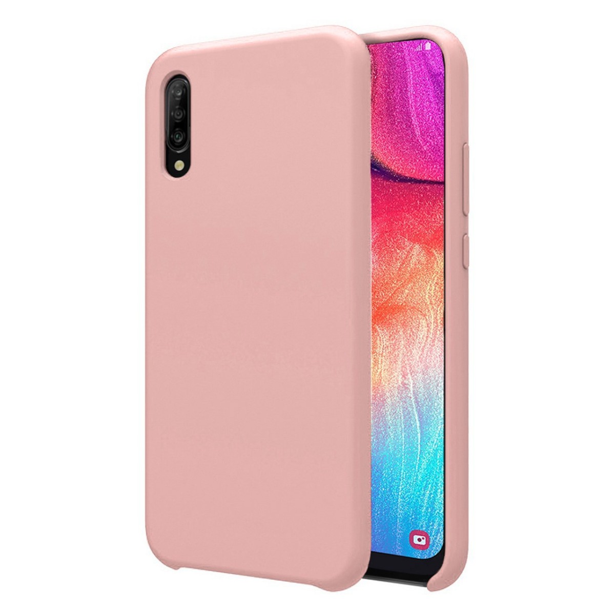 Funda Silicona Líquida Ultra Suave para Samsung Galaxy A50 / A50s / A30s color Rosa